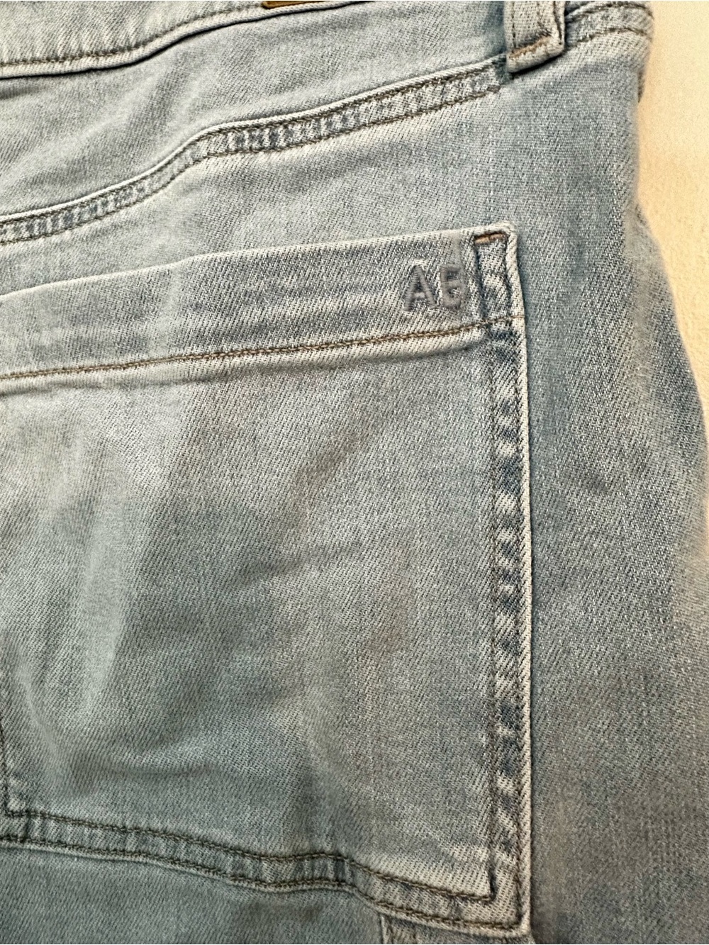 NWT American Eagle Light Wash Wide-Leg Carpenter Painter Baggy Dreamy Drape Jean - Picture 5 of 11